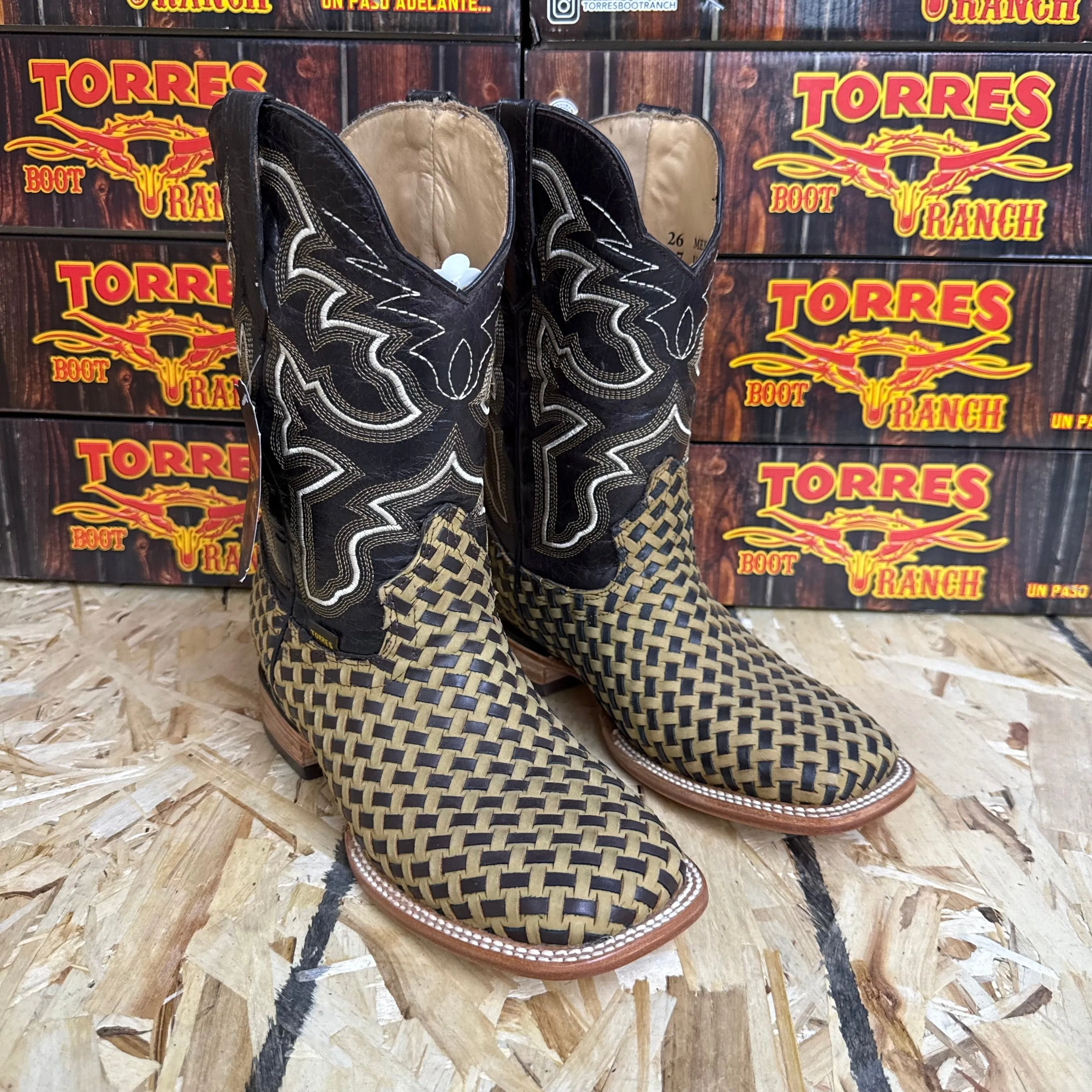 Petatillo Trenzado Choco/Miel Boot