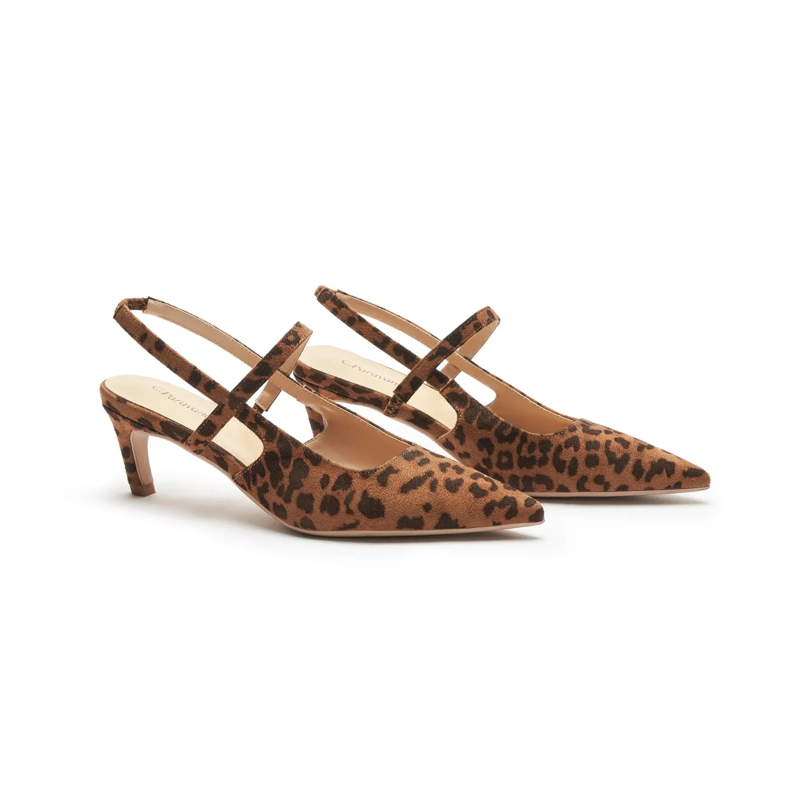 Pointed Toe Kitten heel Slingbacks (Helen)