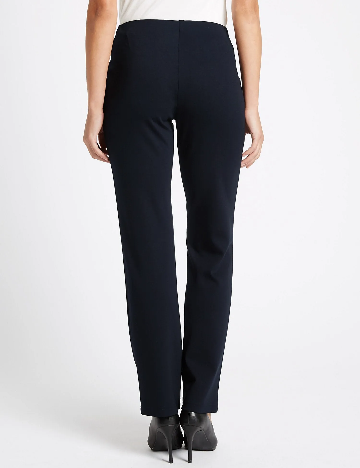 Ponte Straight Leg Trousers