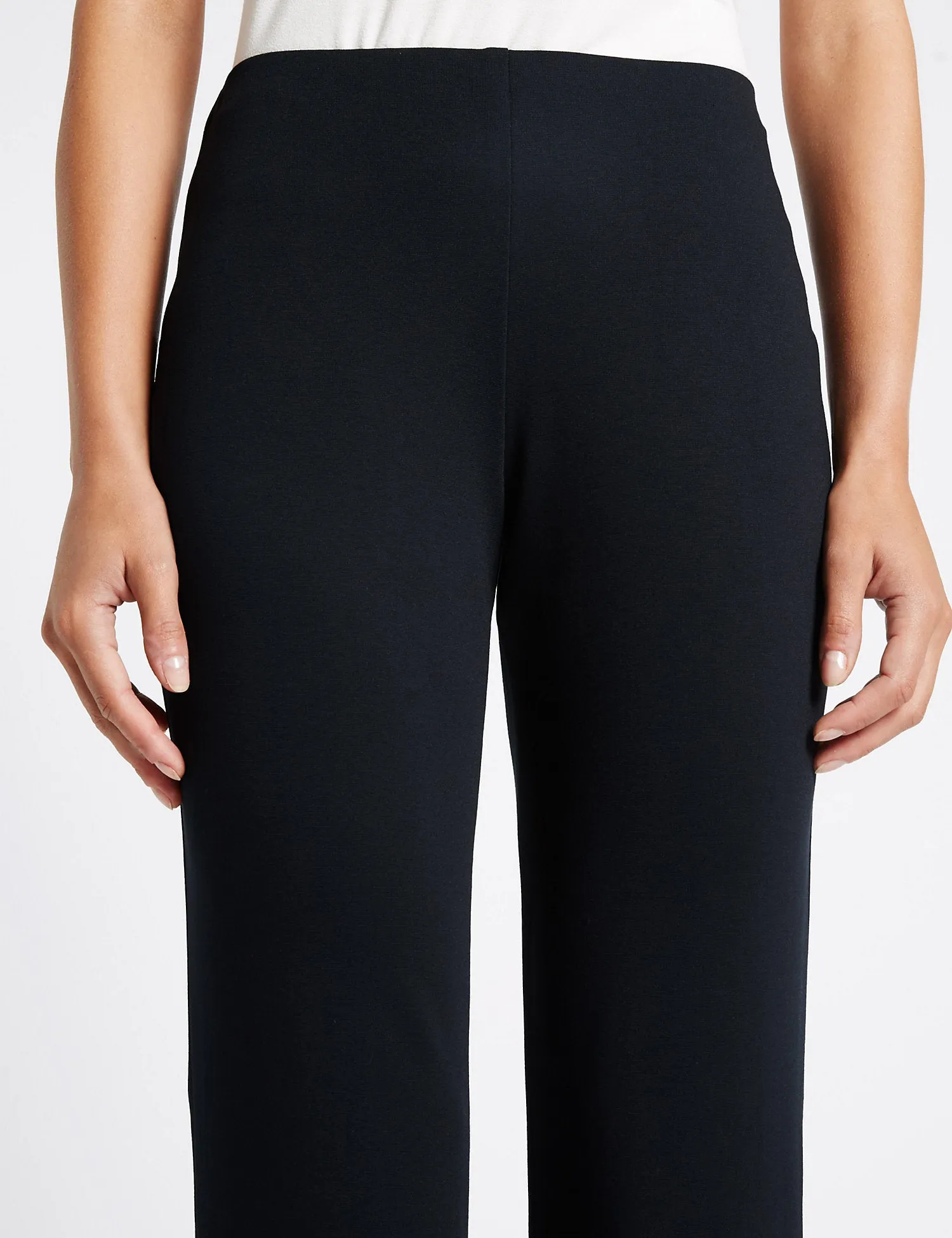 Ponte Straight Leg Trousers