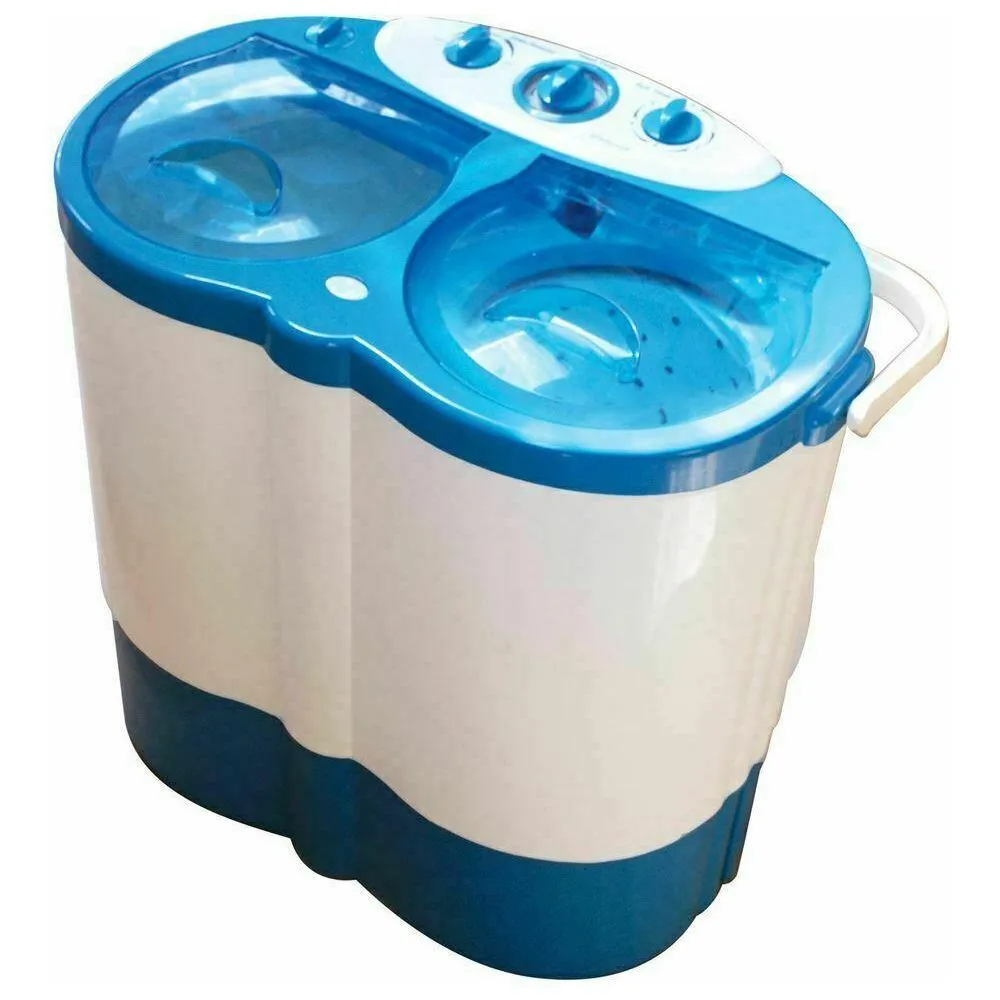Portable Twin Tub Washing Machine Spin Dryer Camping Caravan Motorhome Student