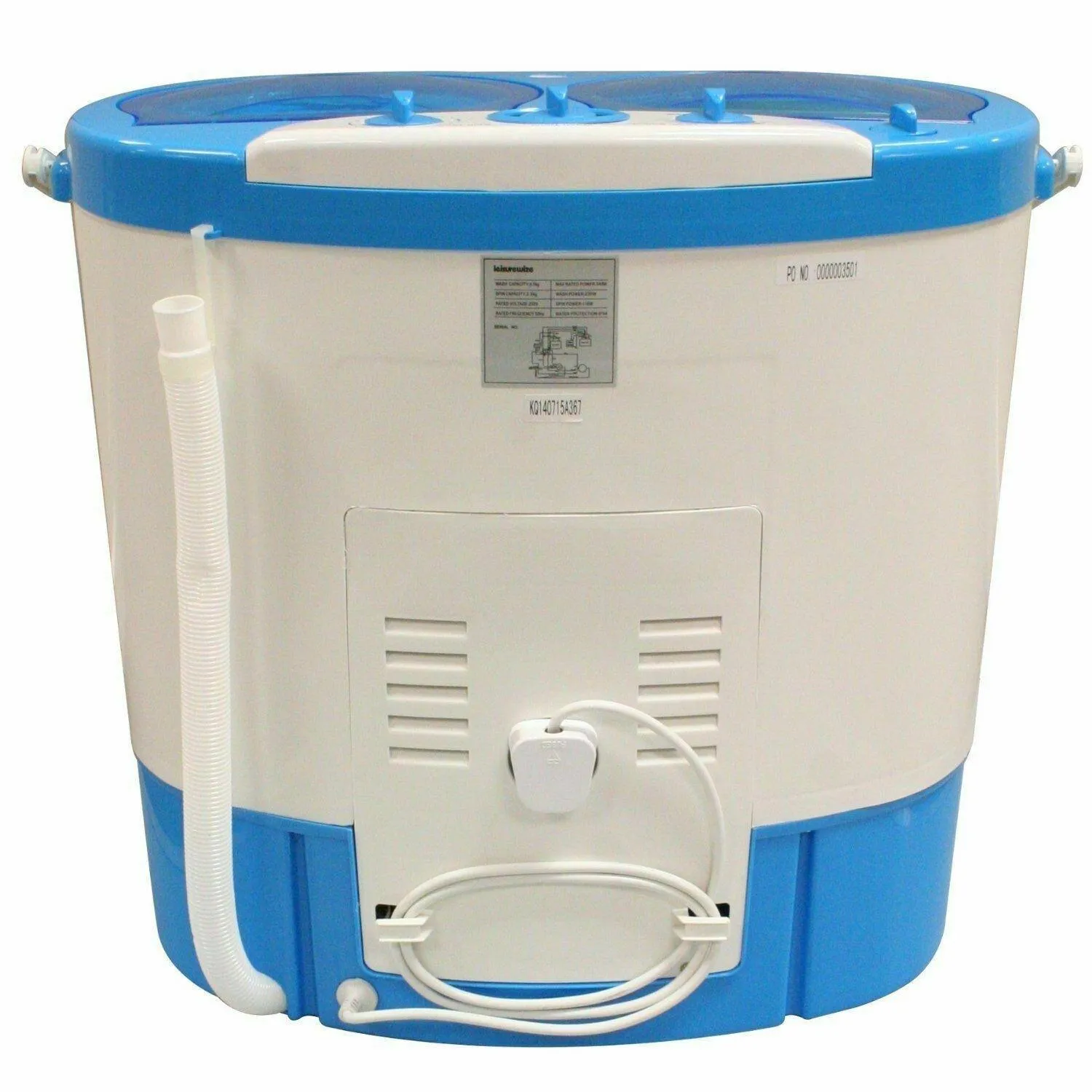 Portable Twin Tub Washing Machine Spin Dryer Camping Caravan Motorhome Student