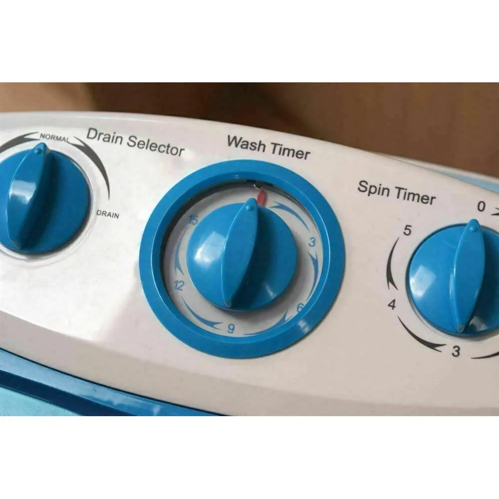 Portable Twin Tub Washing Machine Spin Dryer Camping Caravan Motorhome Student
