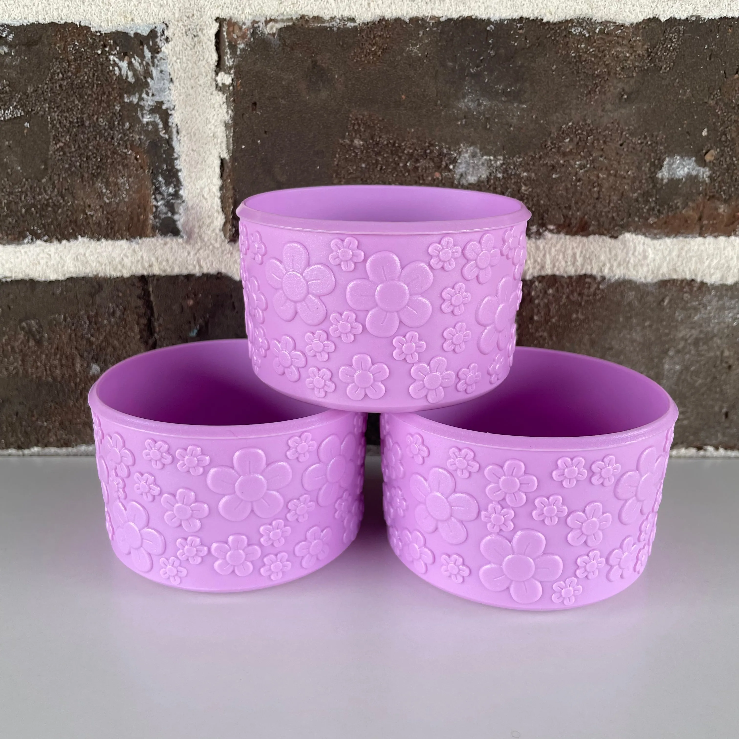 Purple Shimmer Daisy Boot