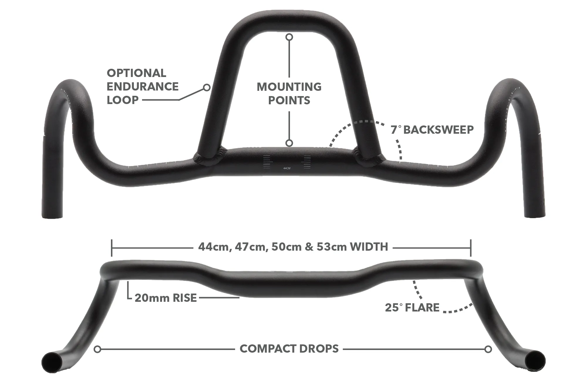 REDSHIFT KITCHEN SINK GRAVEL LOOP HANDLEBARS
