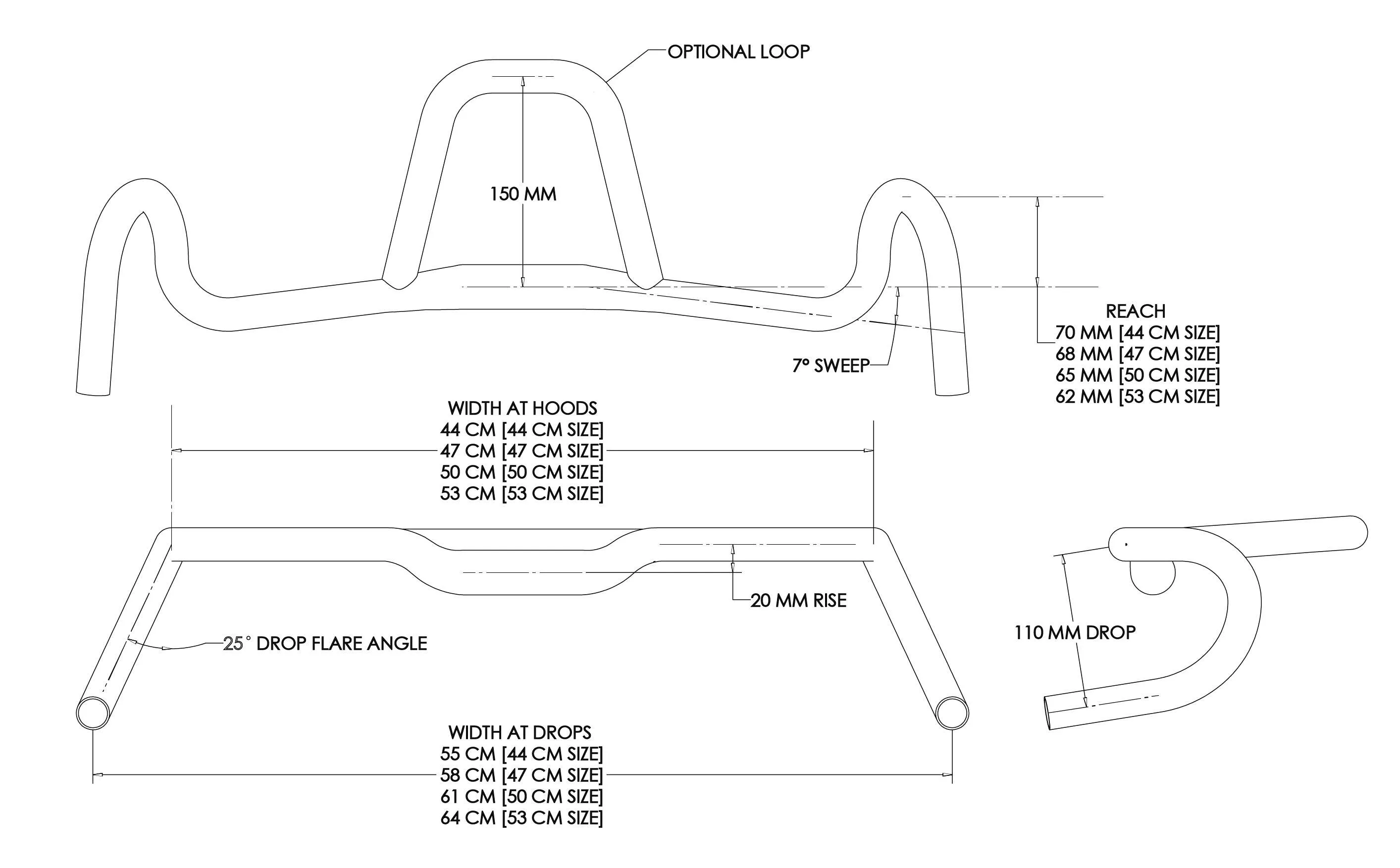REDSHIFT KITCHEN SINK GRAVEL LOOP HANDLEBARS