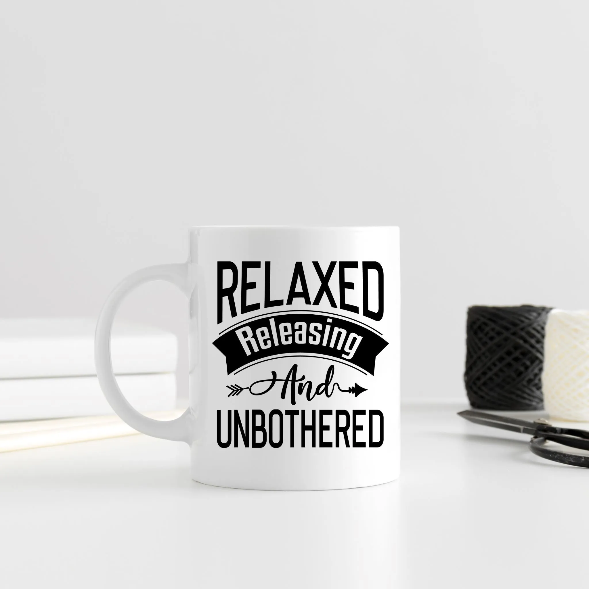 Relaxed Releasing and Unbothered 15 oz Mug