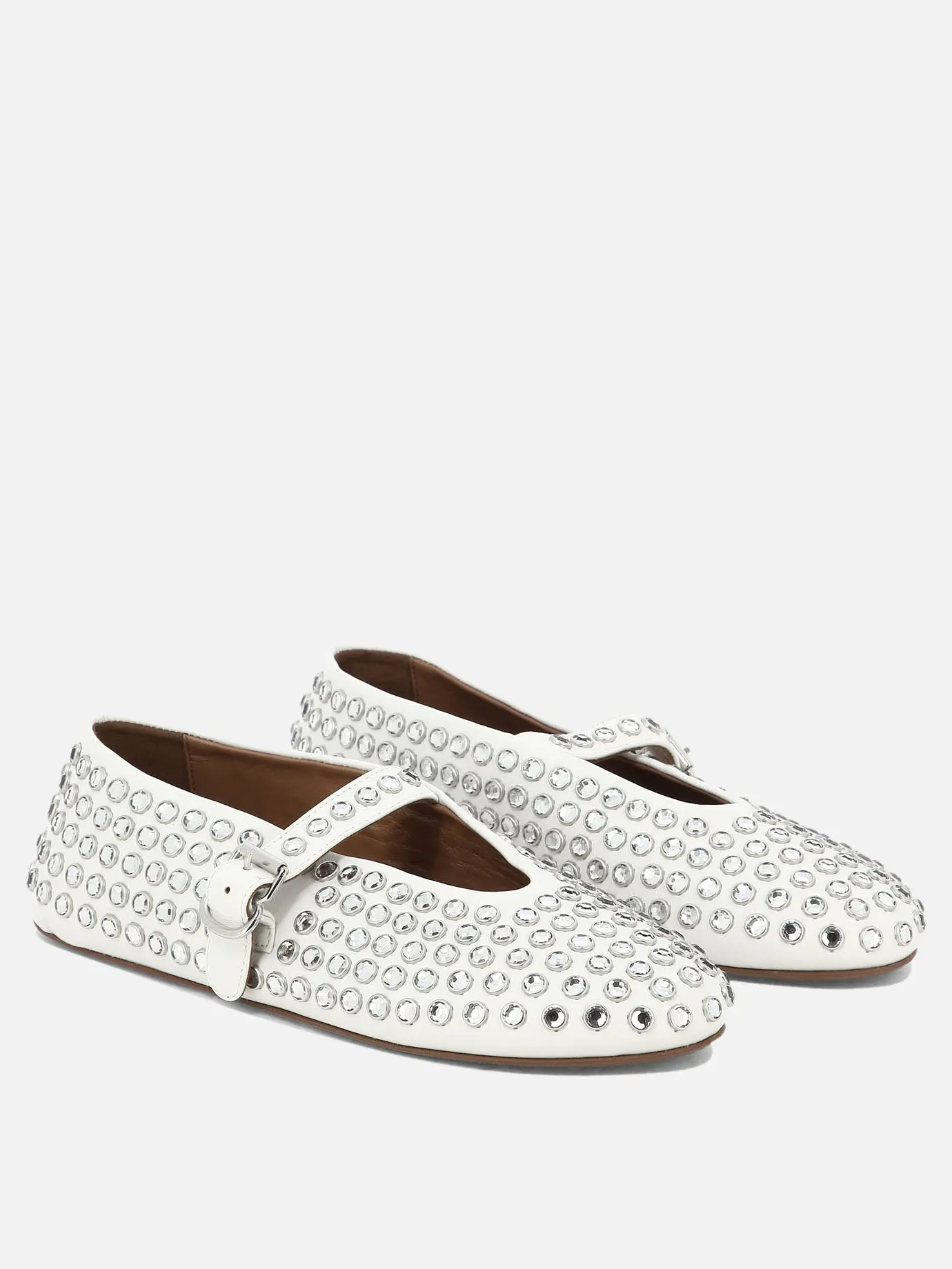 Rhinestone ballet flats
