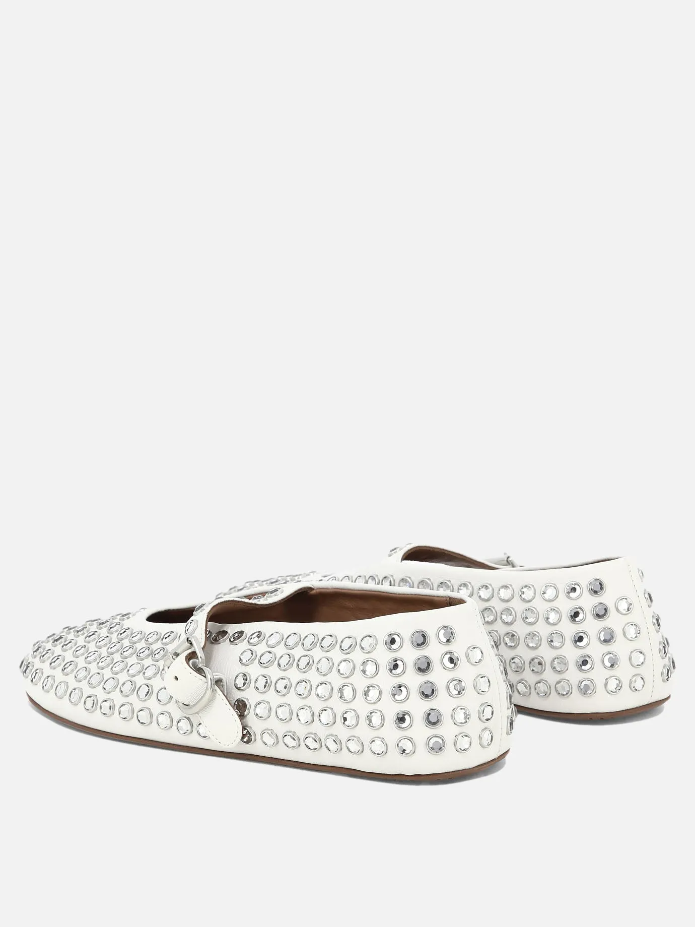 Rhinestone ballet flats