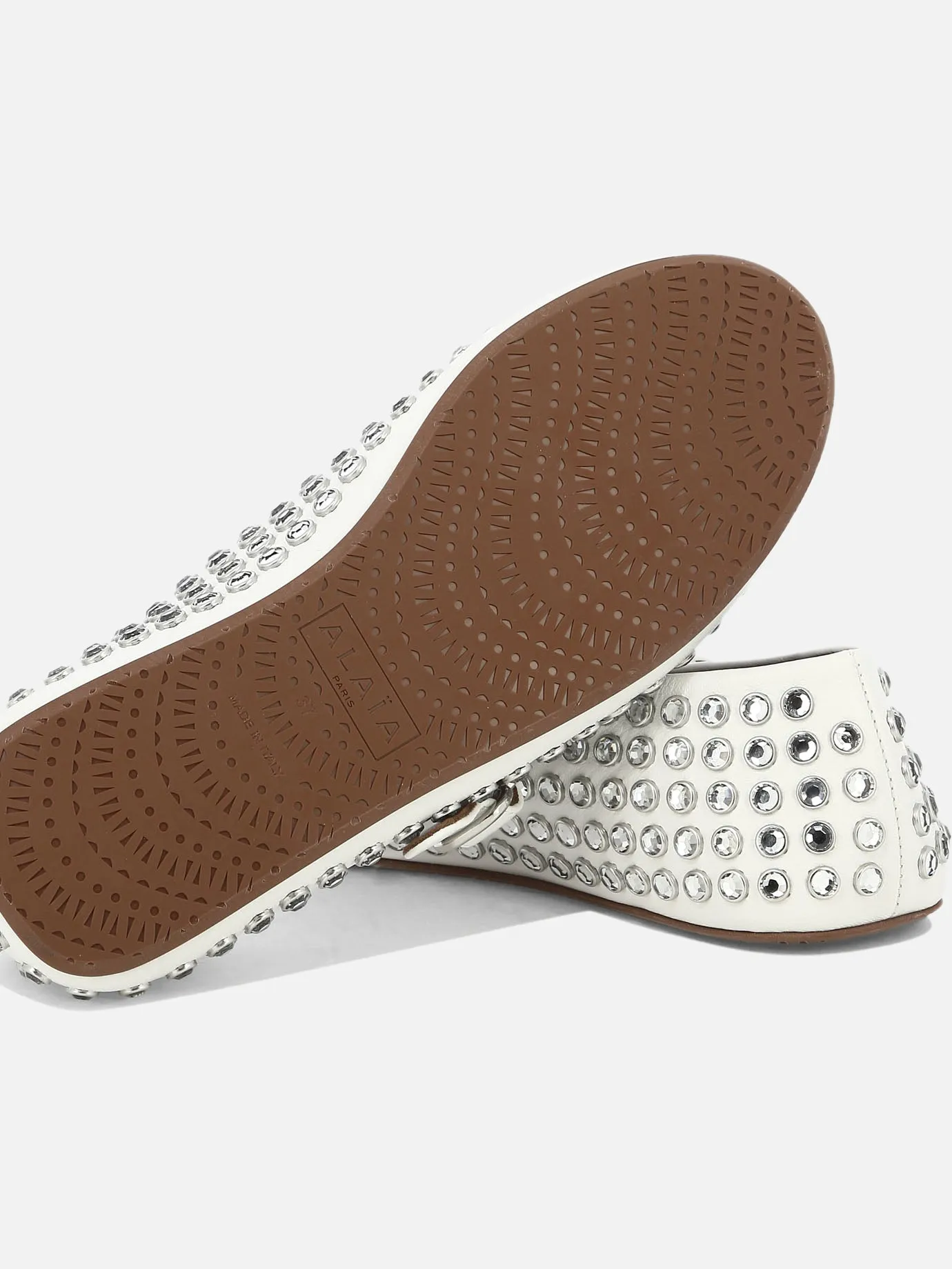 Rhinestone ballet flats