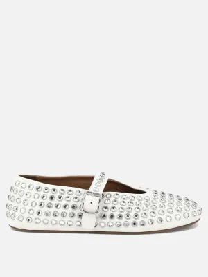 Rhinestone ballet flats