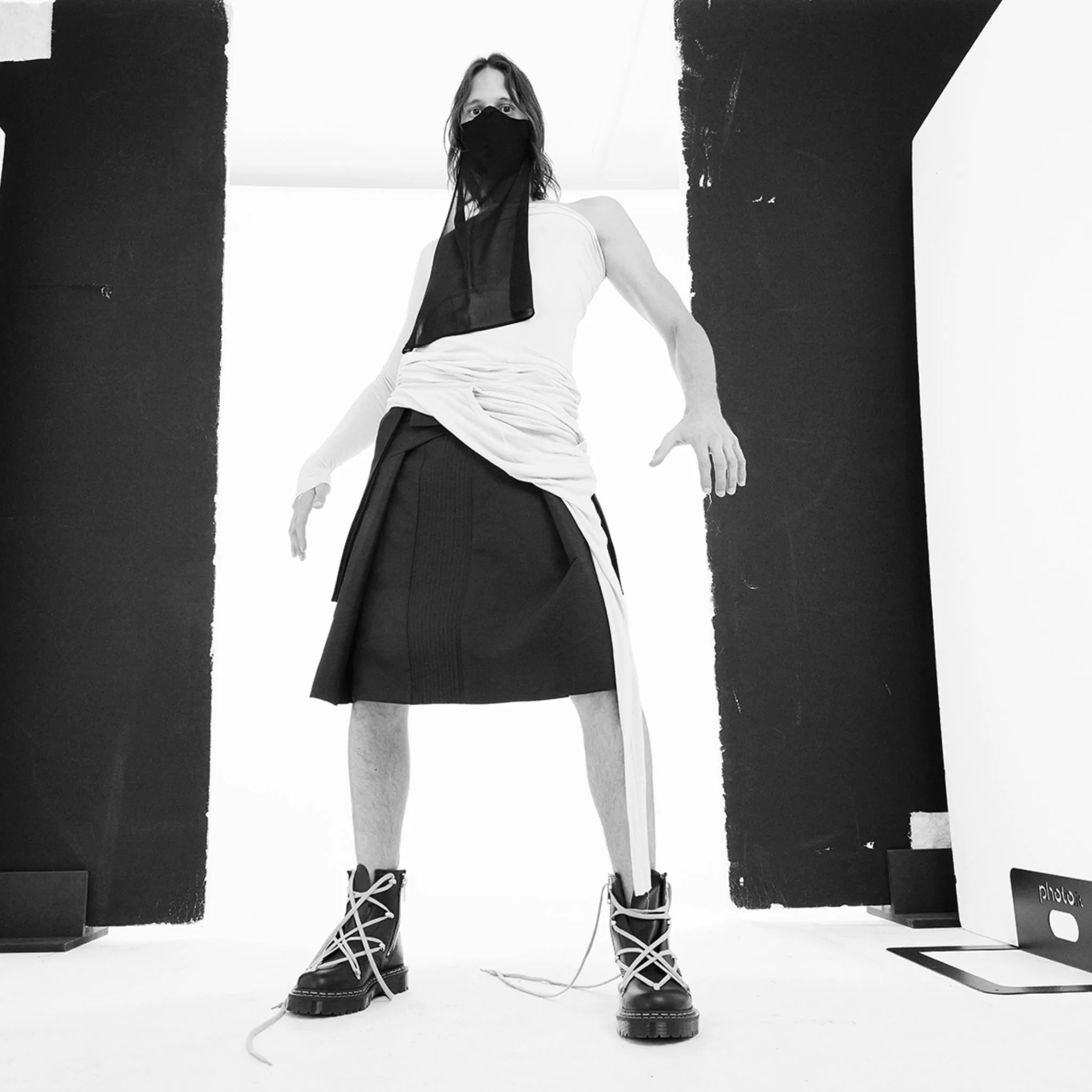 Rick Owens Dr Martens Bex Sole Boots Black