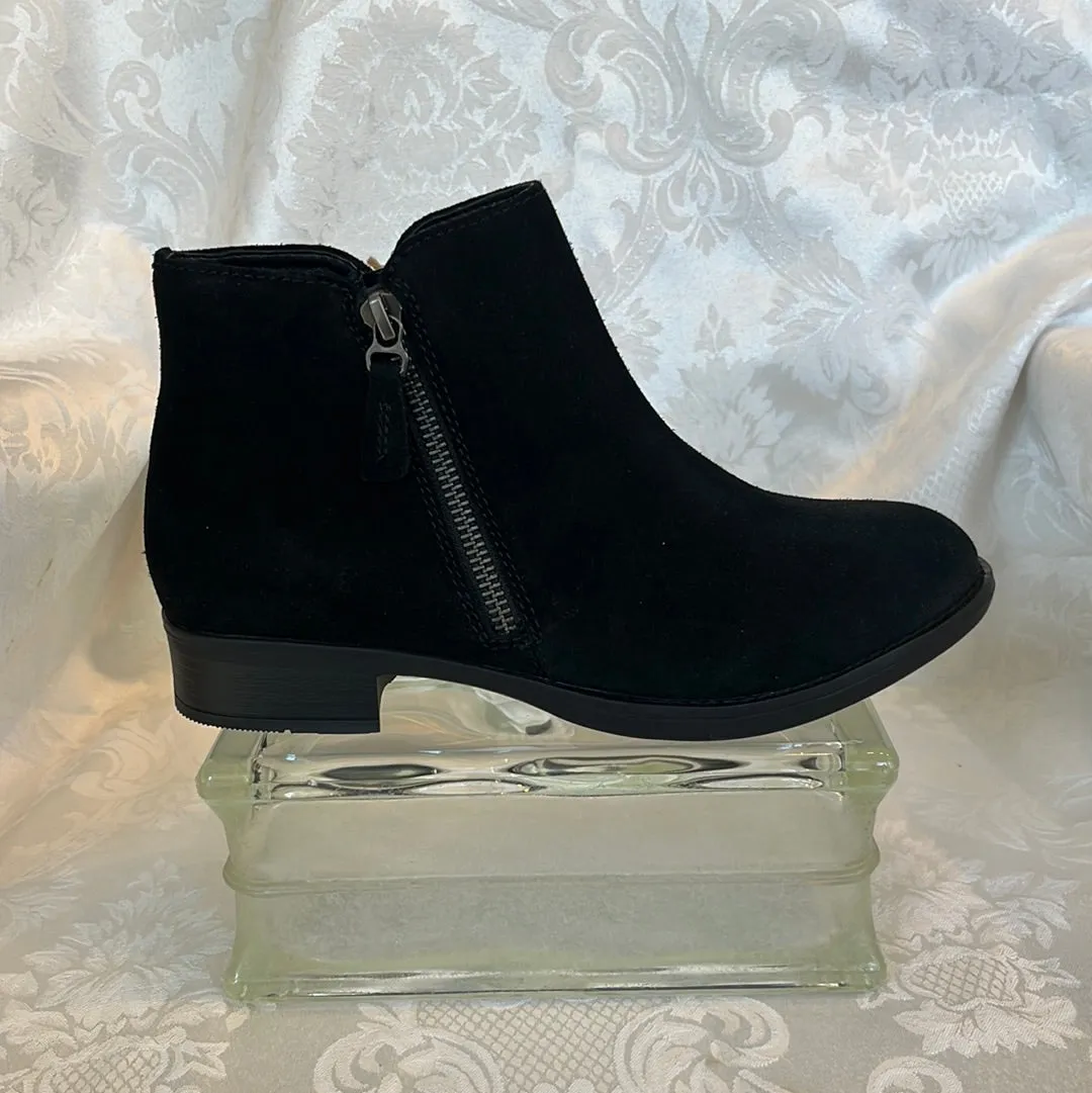 SALVIA PACE BLACK SUEDE WATERPROOF