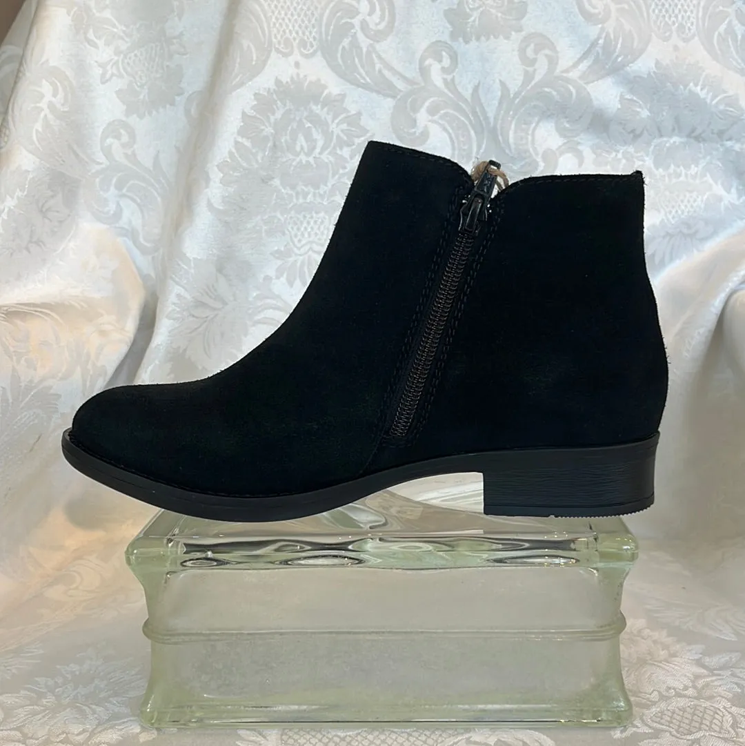 SALVIA PACE BLACK SUEDE WATERPROOF