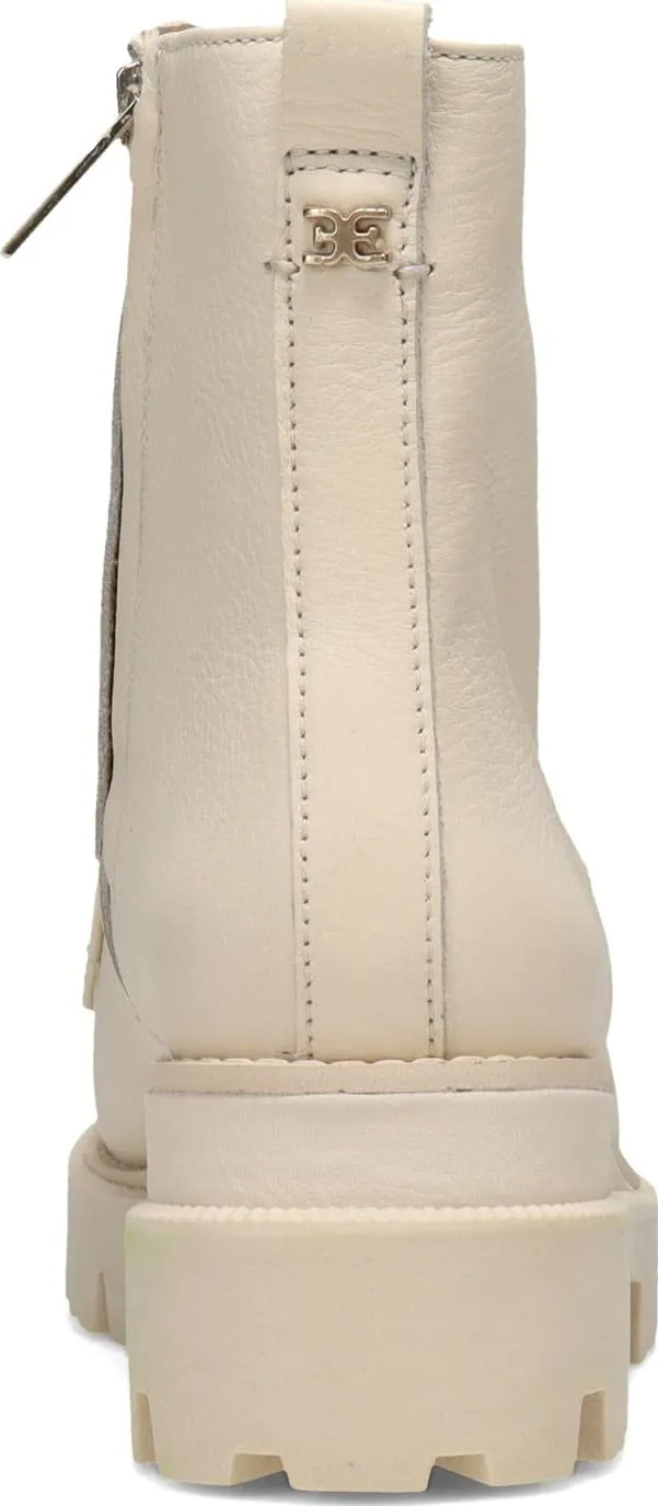 Sam Edelman Women's Garret Combat Boot Modern Ivory 8 Medium