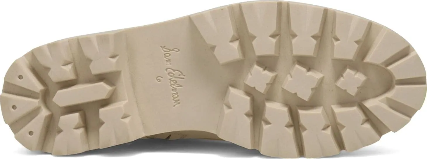 Sam Edelman Women's Garret Combat Boot Modern Ivory 8 Medium