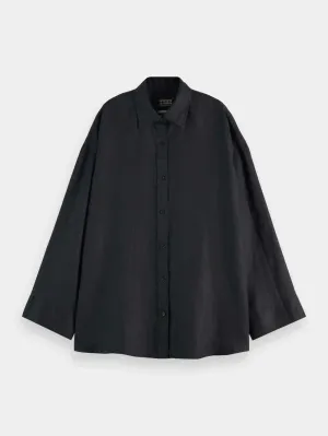 Scotch and Soda Core Linen Shirt Black