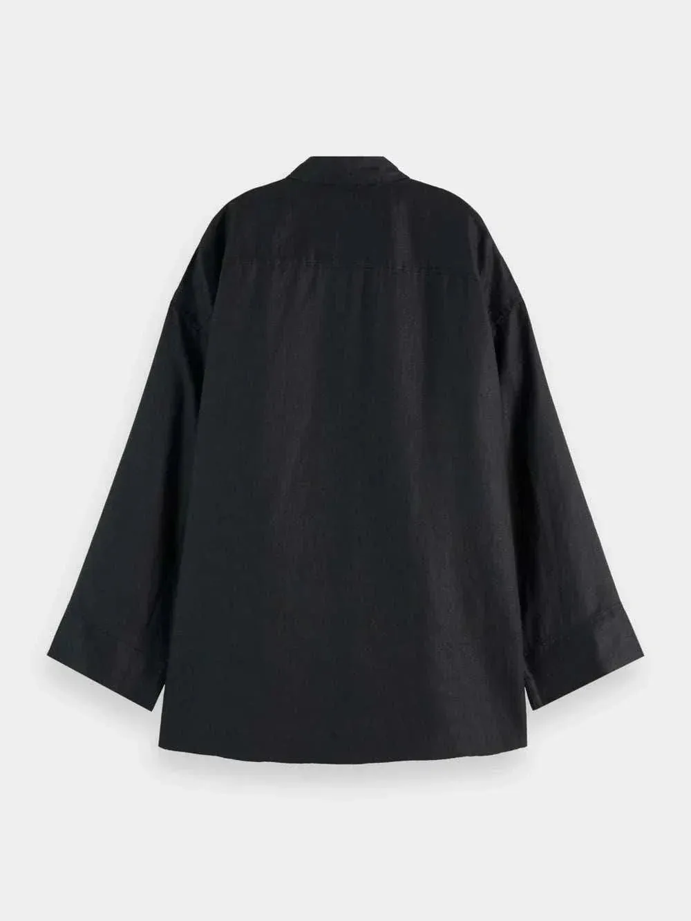 Scotch and Soda Core Linen Shirt Black