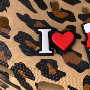 SHOE CHARMS - I HEART
