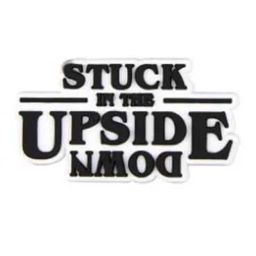 SHOE CHARMS - STUCK IN THE UPSIDE DOWN