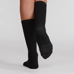Silky Dance Grippy Turning Socks - Black