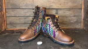 Size 39 Gypsy Boots - Burgundy Diamonds