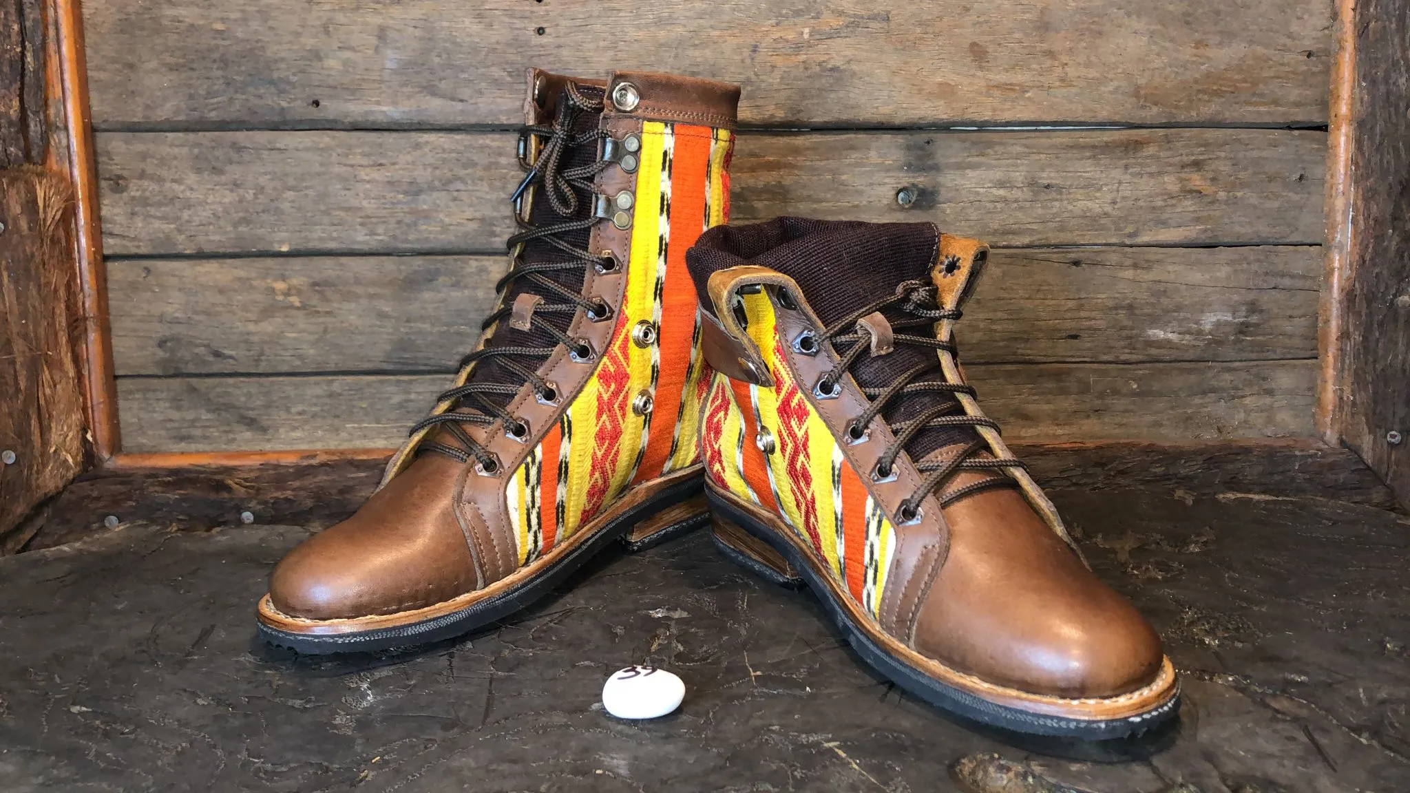 Size 39 Gypsy Boots - Yellow Fiesta