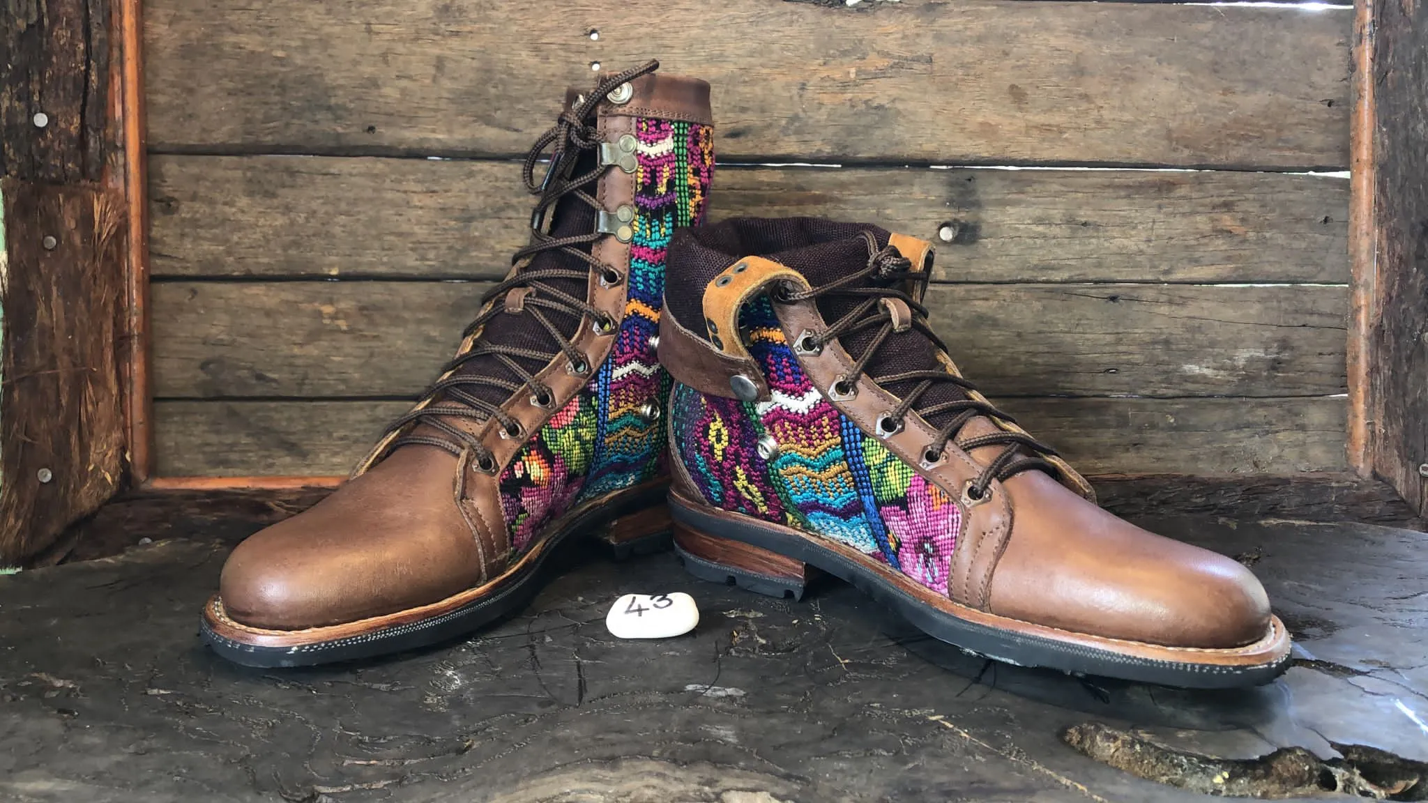 Size 43 Gypsy Boots - Pink Diamonds