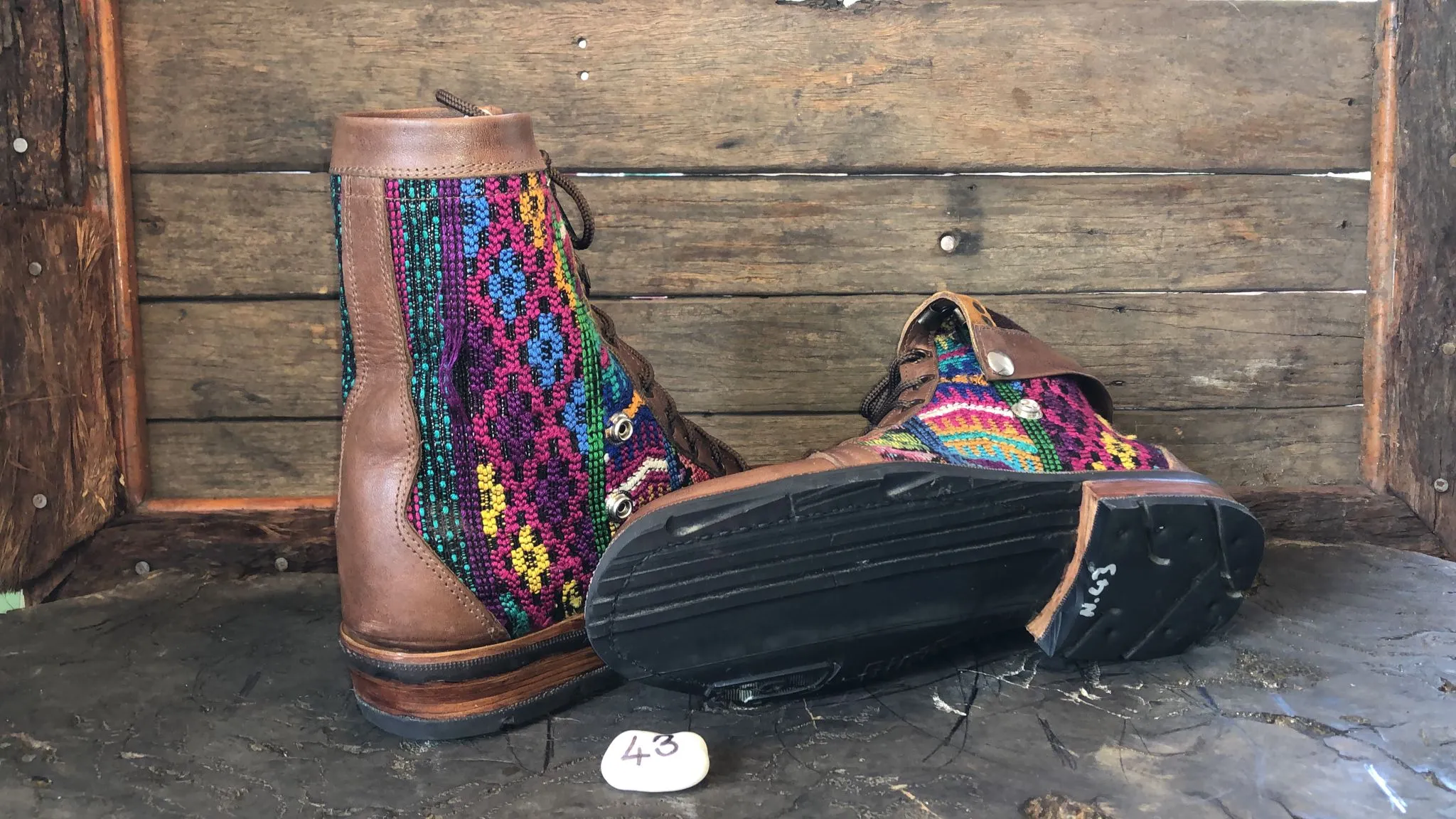 Size 43 Gypsy Boots - Pink Diamonds