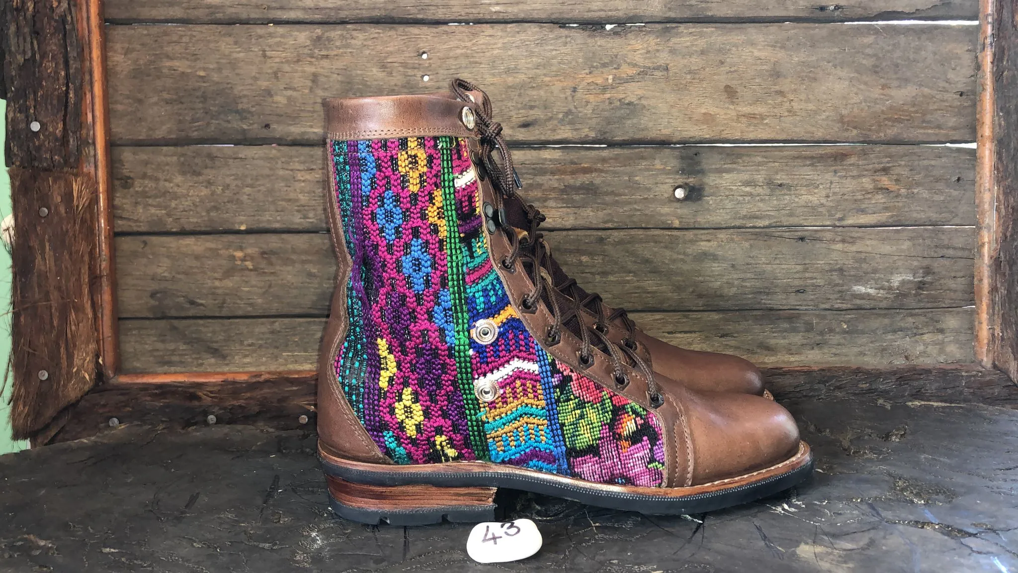 Size 43 Gypsy Boots - Pink Diamonds