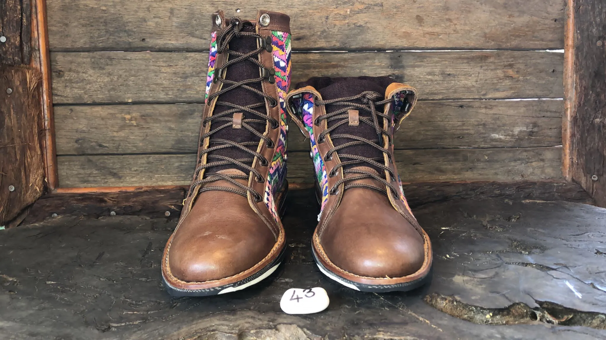 Size 43 Gypsy Boots - Zigzag Party