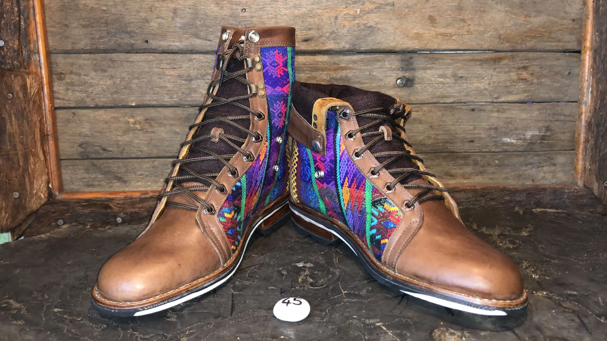 Size 45 Gypsy Boots - Vibrant Fiesta