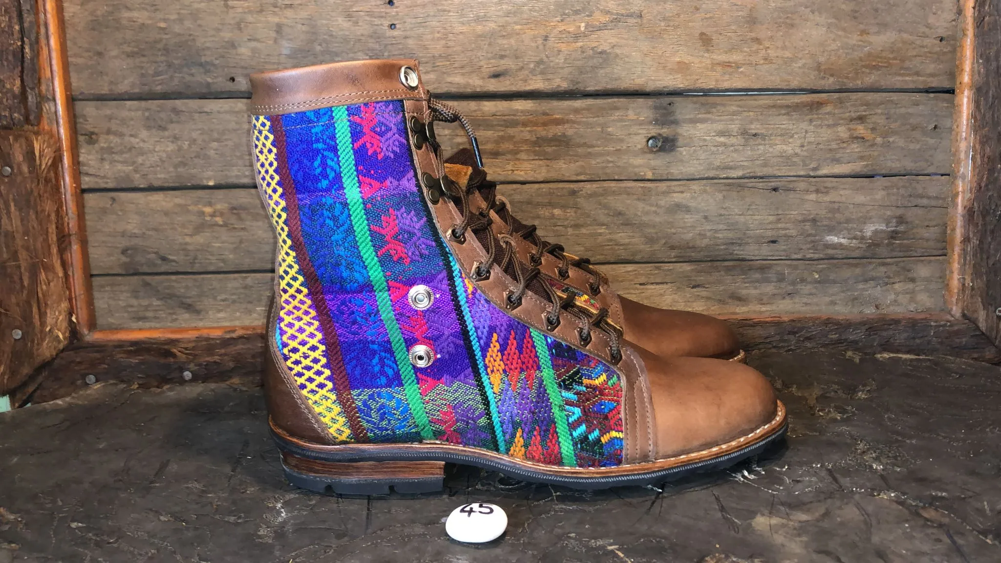 Size 45 Gypsy Boots - Vibrant Fiesta