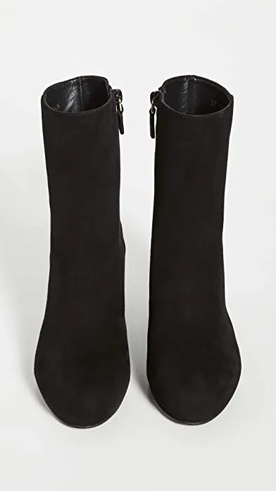 Stuart Weitzman Women's Gianella Booties, Black, 7.5 Medium US
