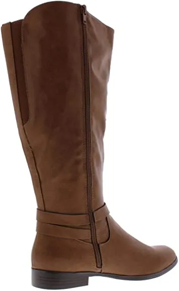 Style & Co. KINDELL Wide-Calf Tall Boots Bourbon Size 8M