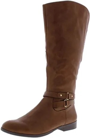 Style & Co. KINDELL Wide-Calf Tall Boots Bourbon Size 8M