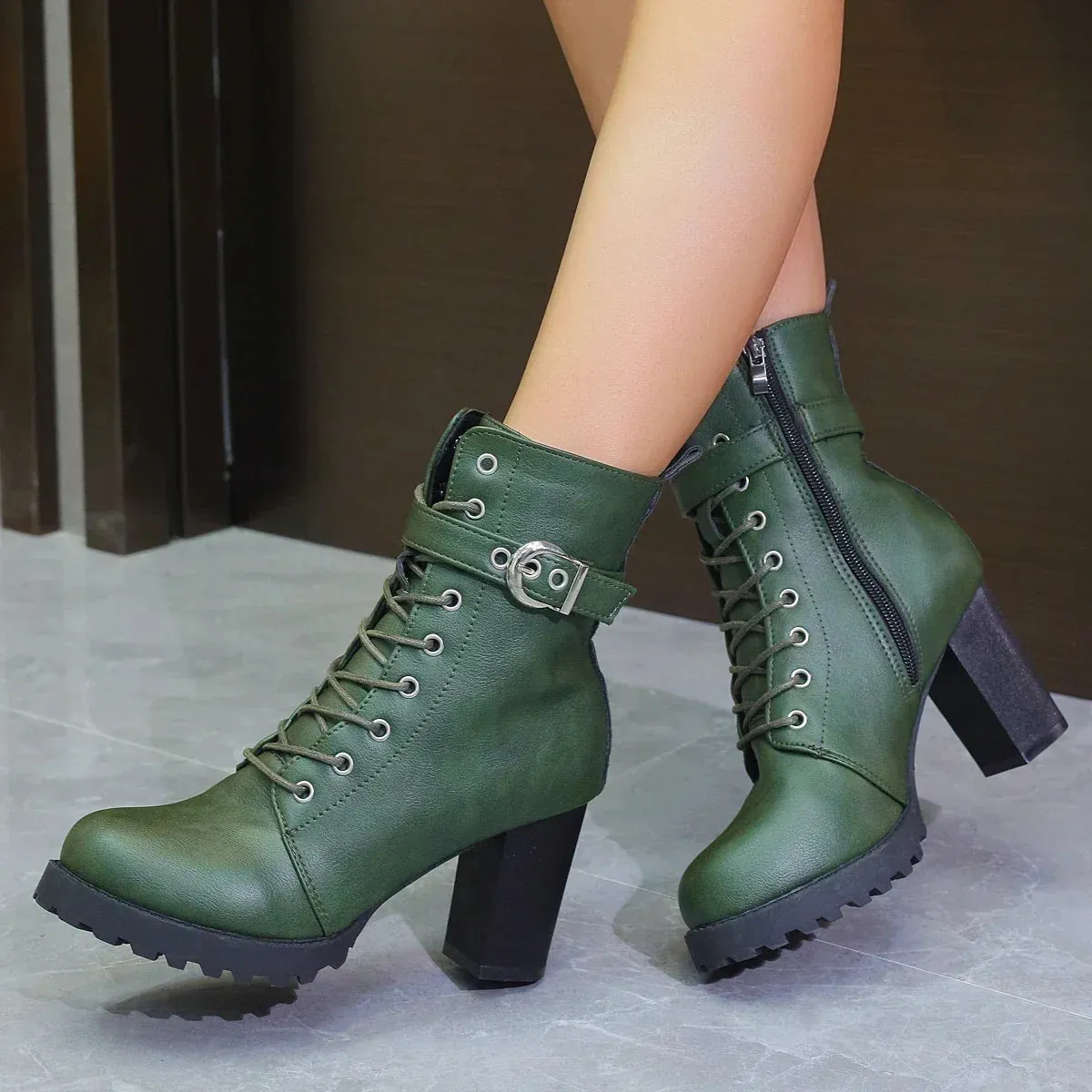 Stylish Zip Ankle Boots for Women | Francheska