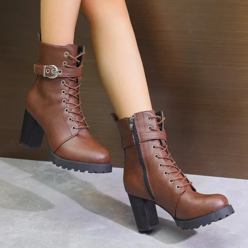 Stylish Zip Ankle Boots for Women | Francheska