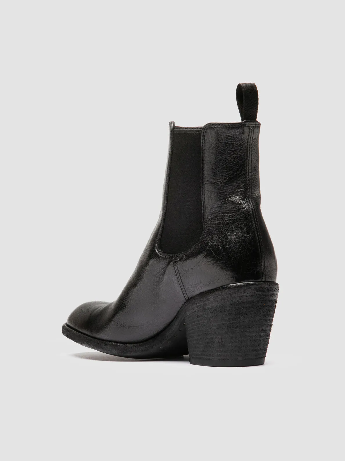 SYDNE 001 - Black Leather Chelsea Boots