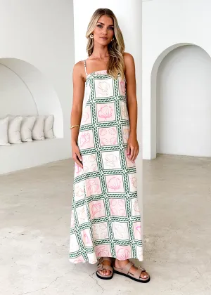 Talisa Maxi Dress - Coastal Green