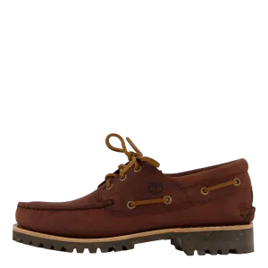Timberland Authentic Boat Shoe Medium Brown Full Grain