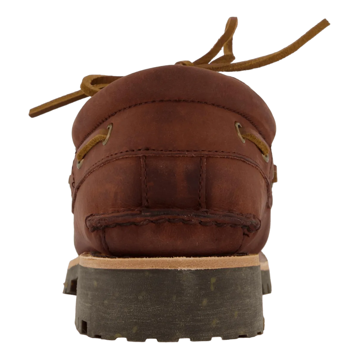Timberland Authentic Boat Shoe Medium Brown Full Grain