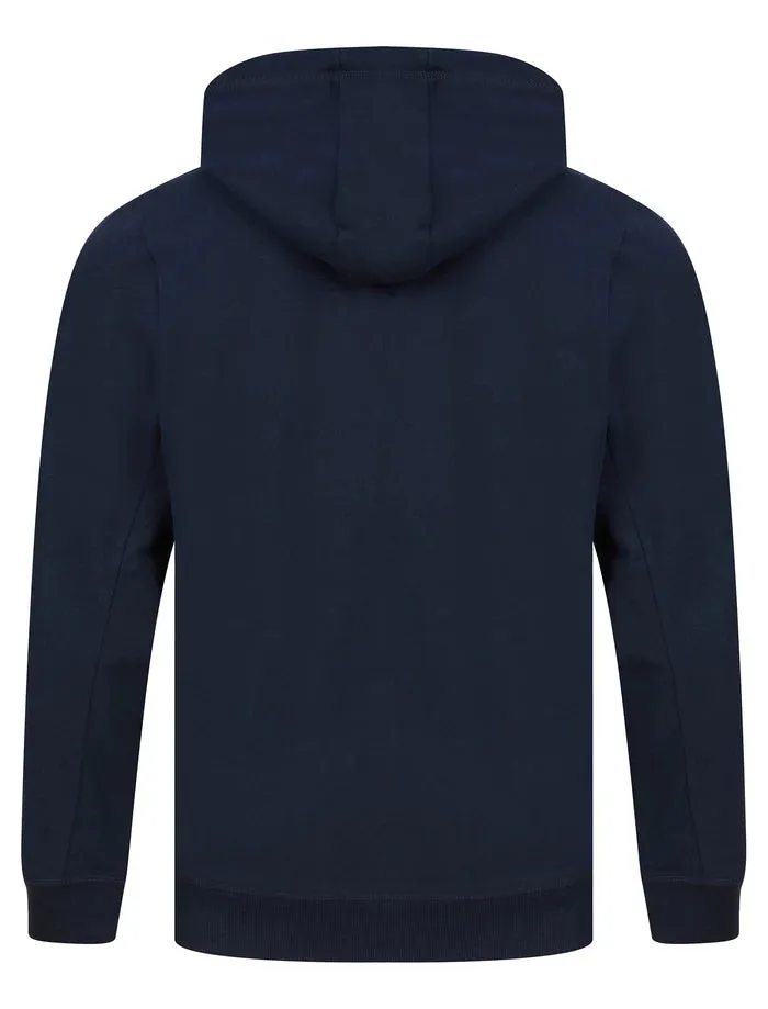 Triv Motif Hoodie Sky Captain Navy