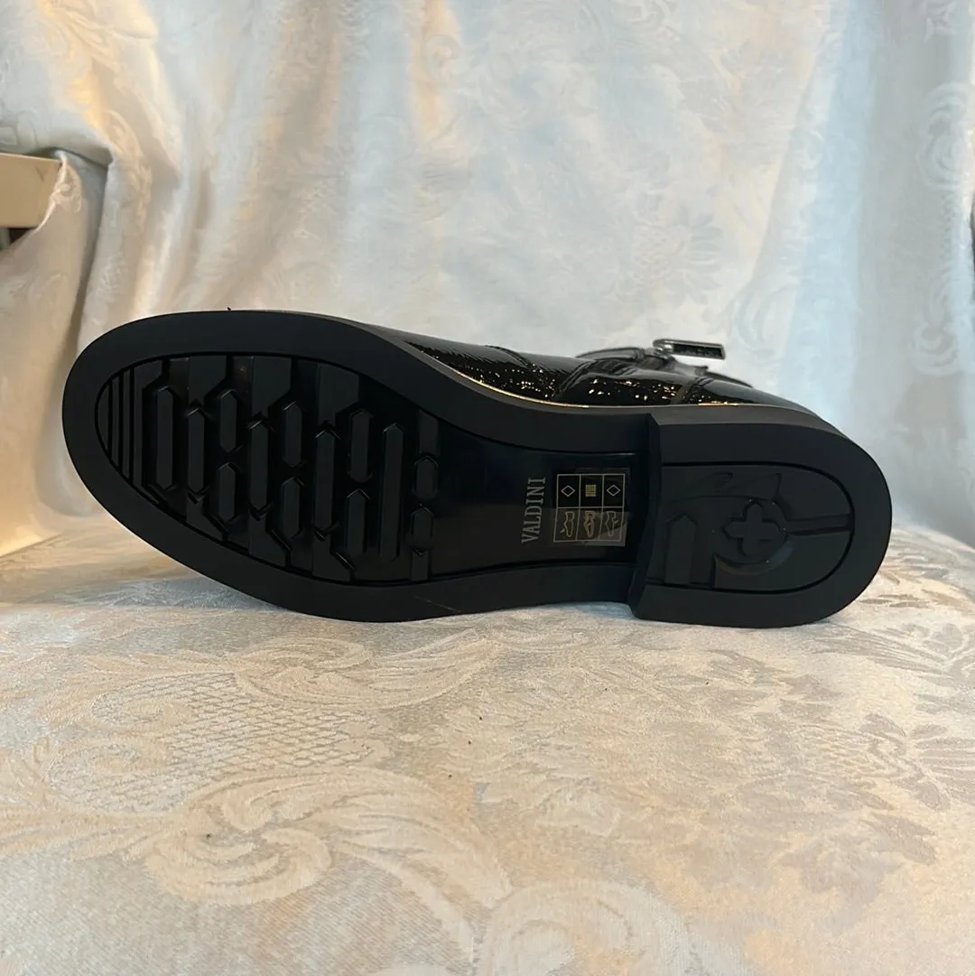 VALDINI PEPPY BLACK PATENT WATERPROOF