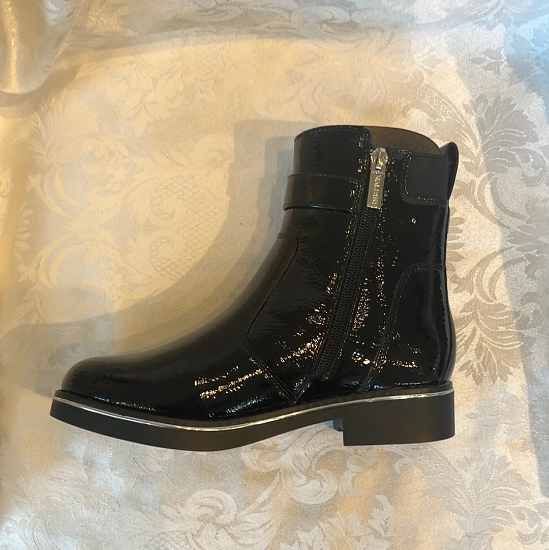 VALDINI PEPPY BLACK PATENT WATERPROOF