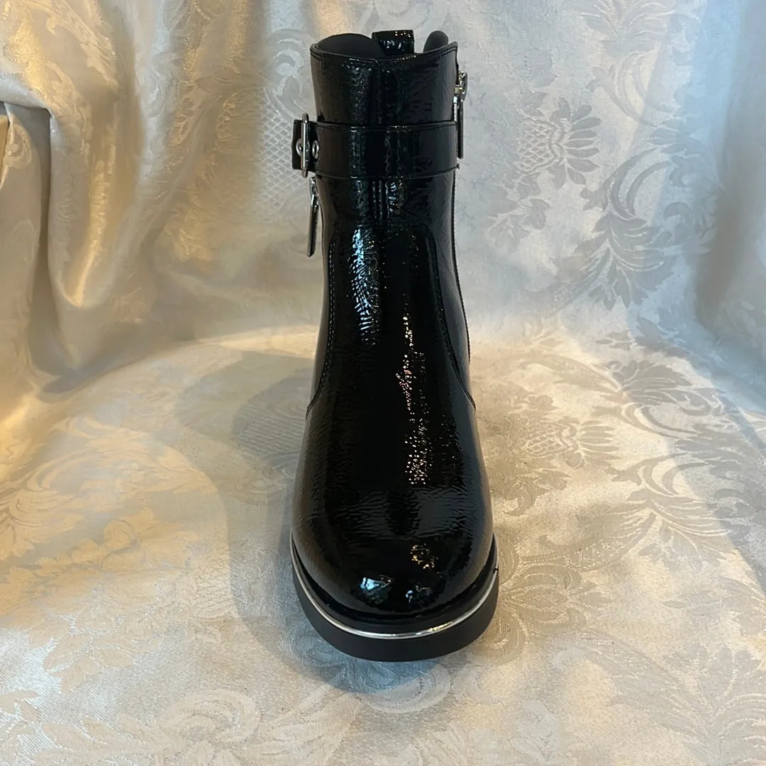 VALDINI PEPPY BLACK PATENT WATERPROOF