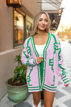Varsity Cardigan - Parfait
