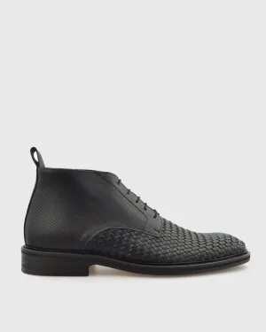 VINCENT & FRANKS W21BSKT BLACK DERBY BOOT