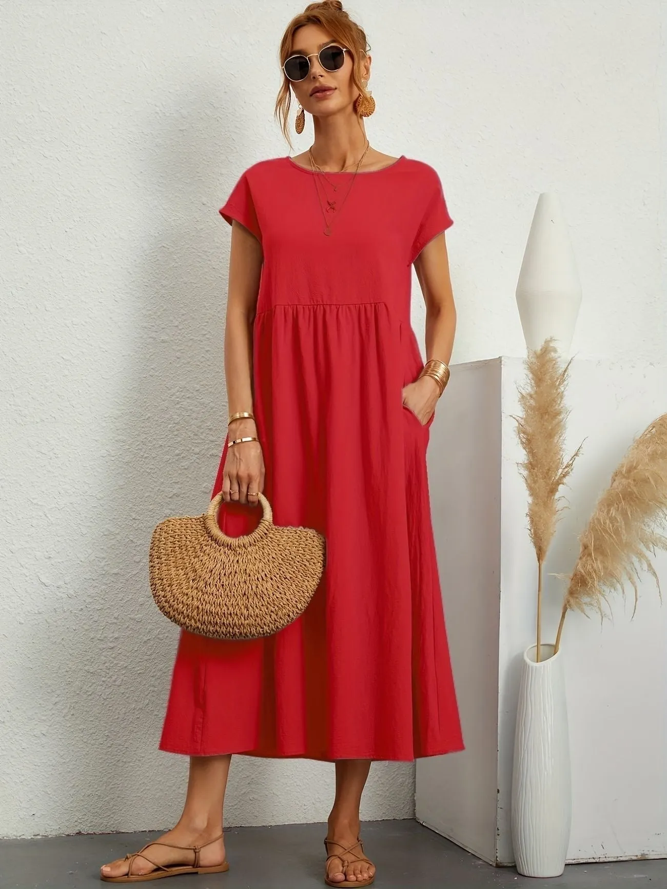Vionelle | Stylish Dress With Pockets