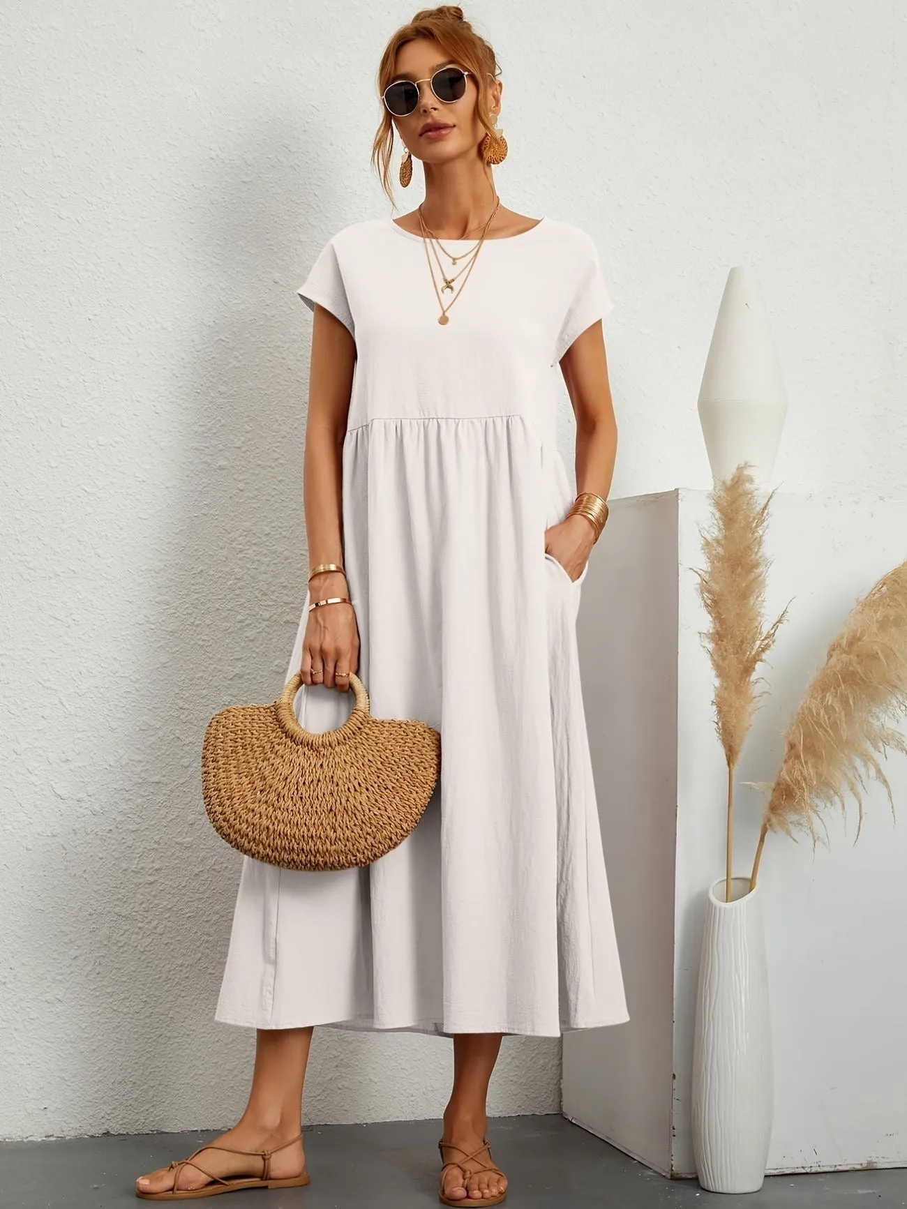 Vionelle | Stylish Dress With Pockets